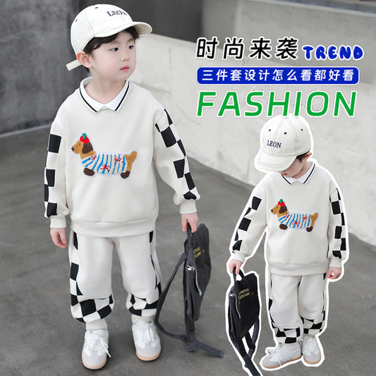 A children's sweater set