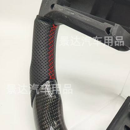 A Mustang carbon fiber steering wheel 11 to 14 models