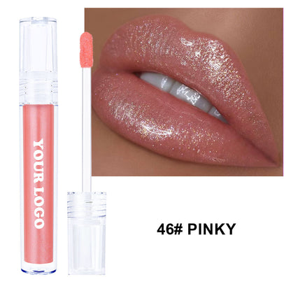A mirror water gloss lip gloss lip glaze —— Customizable logo MOQ 100 pieces