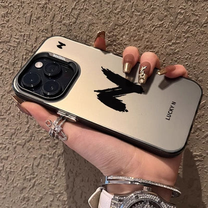 A letter printed mobile phone protective case