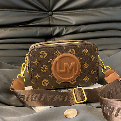A new Korean version of temperament camera bag versatile women's high-end texture fashion shoulder messenger bag - Mixbatch