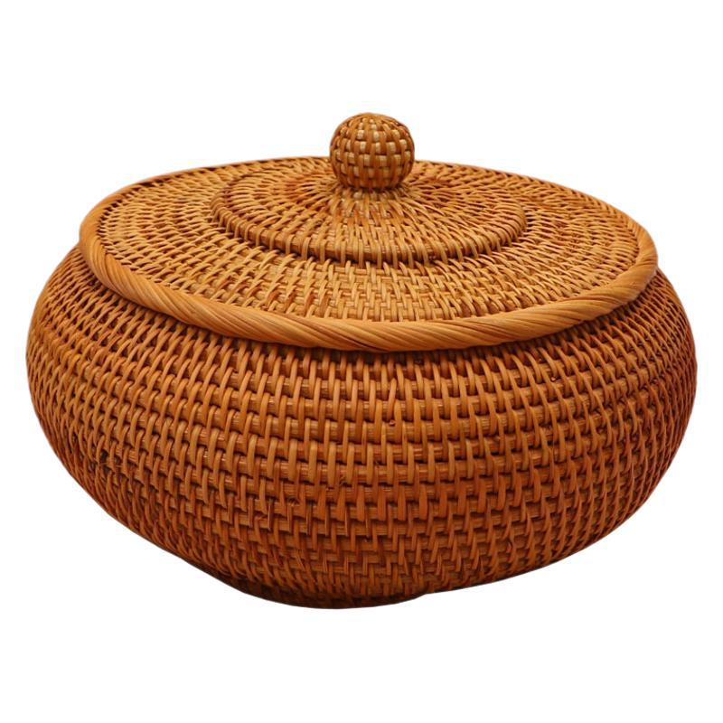 A storage box rattan knitting hand knitting