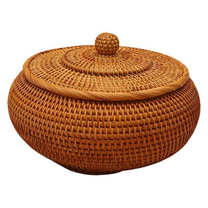 A storage box rattan knitting hand knitting