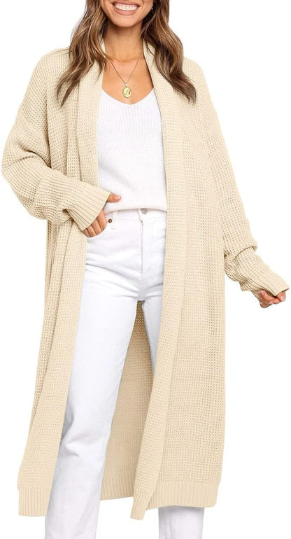 A knit sweater jacket