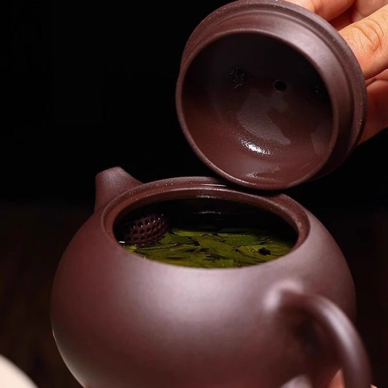 A handmade teapot