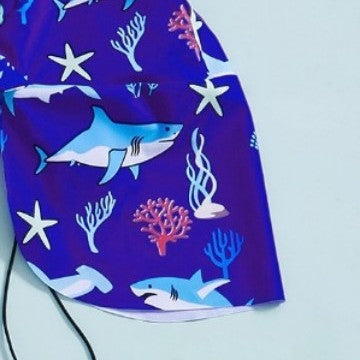 A 120-130-140-150 hat one-piece long-sleeved children's swimsuit - Mixbatch