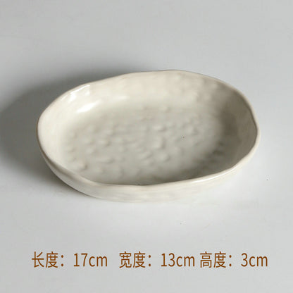 A ceramic handmade tableware