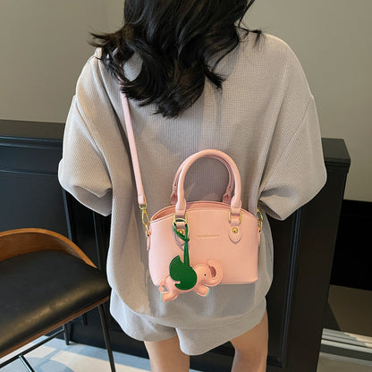 A messenger bag handbag