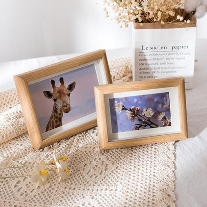 A hollow photo frame tea specimen frame three-dimensional hollow table