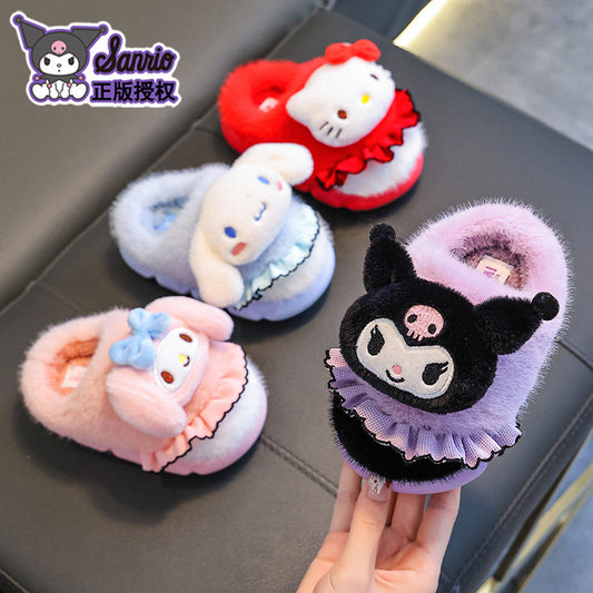 A children's thermal slippers