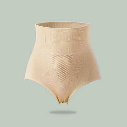 A Honeycomb High Waist 3D Hip Lift Panties Honeycomb Belly Sculpting Seamless Graphene Triangles Ladies