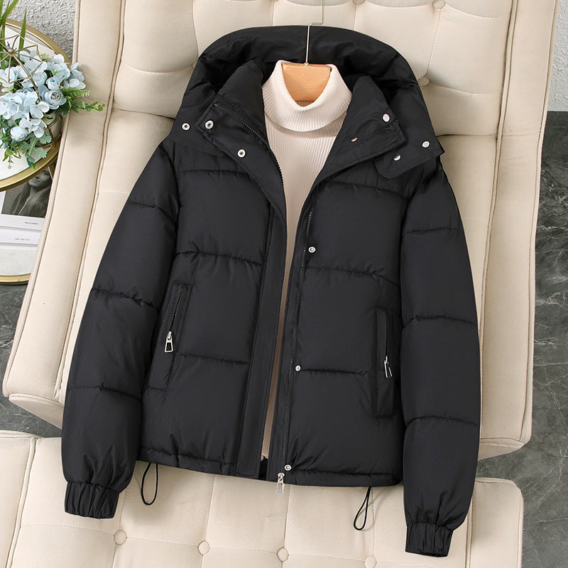 A hooded jacket
