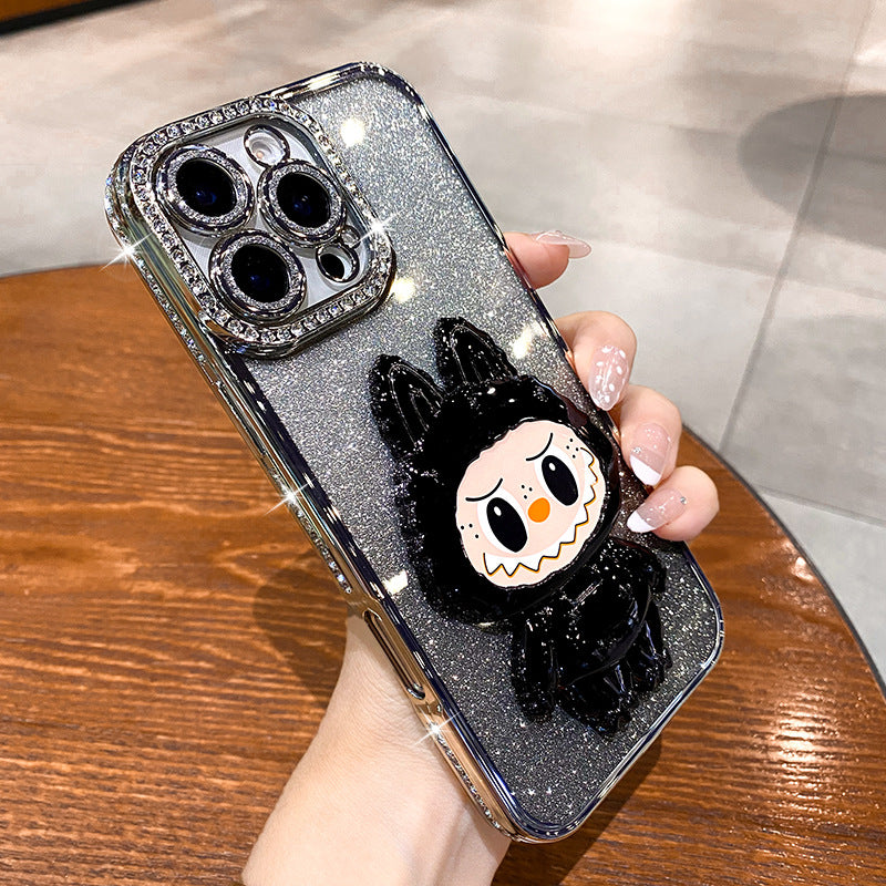 A mirror holder phone case