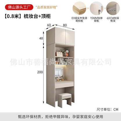 A European pine board wardrobe with melamine finish