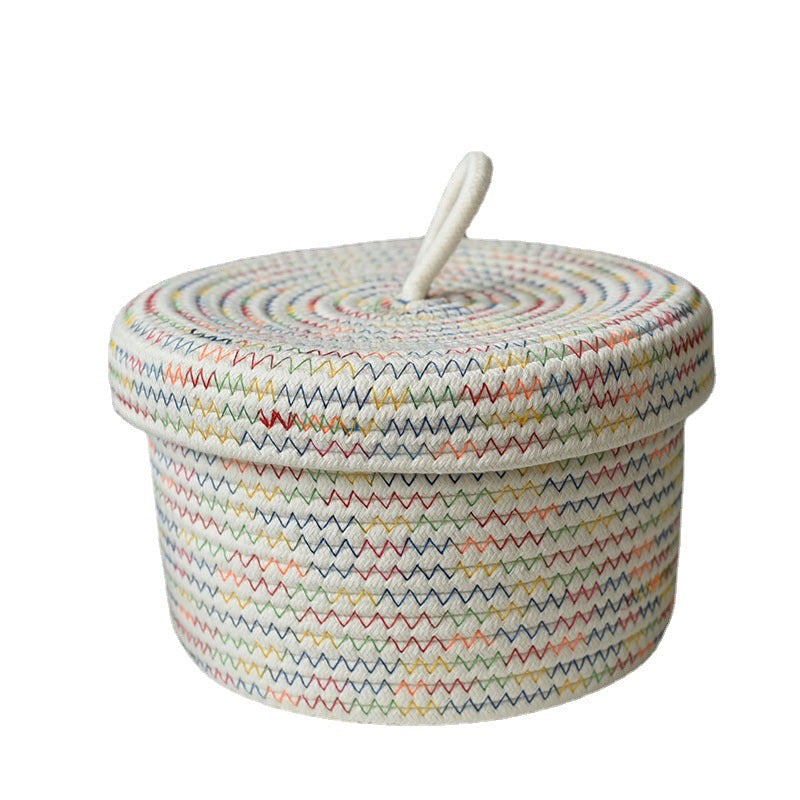A woven storage basket