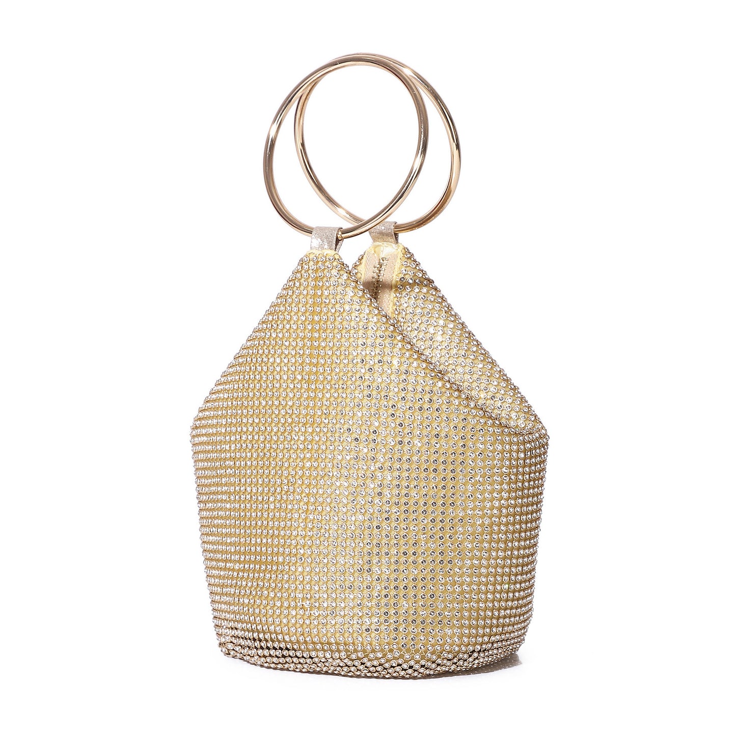 A new cross-border diamond-encrusted dinner bag, portable vegetable basket, rhinestone evening bag,