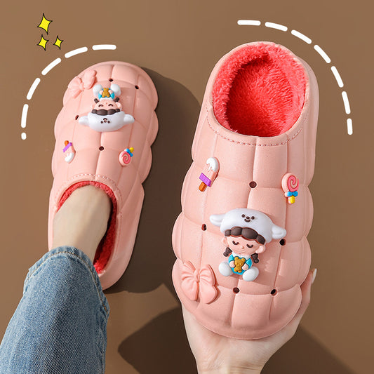 A children's thermal slippers