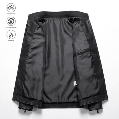 A leather jacket for men