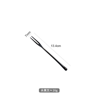 A retro old black tableware set