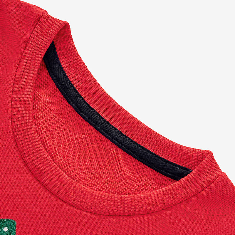 A children's long-sleeved sweater
