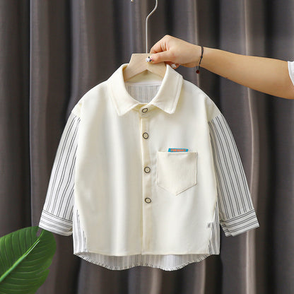 A Boys Long Sleeve Shirt
