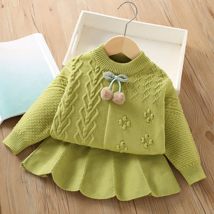 A girls sweater set