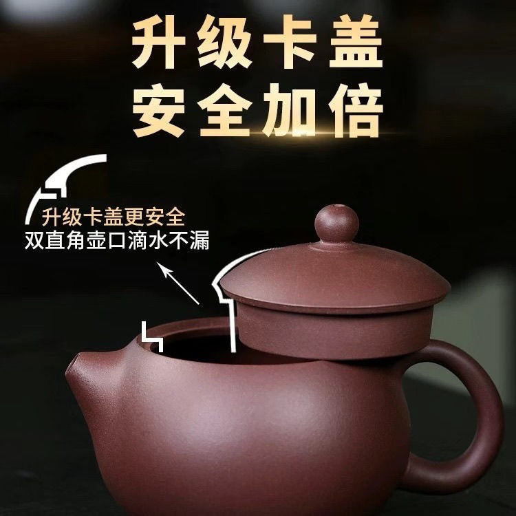 A handmade teapot