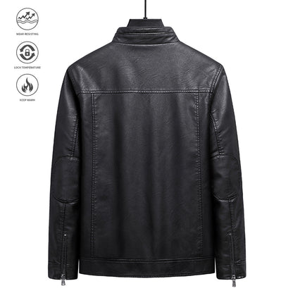 A leather jacket for men
