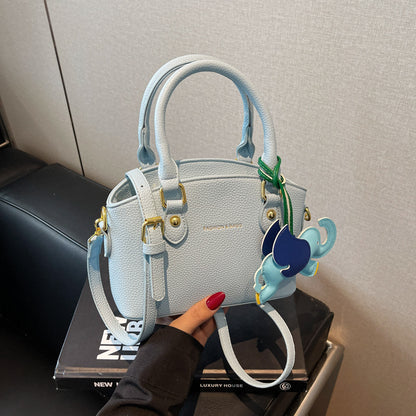 A messenger bag handbag