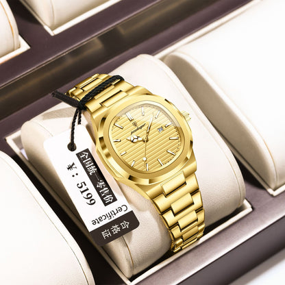 A luxury new ladies watch ultra-thin luminous quartz watch