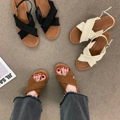 A women's shoes summer beach sandals