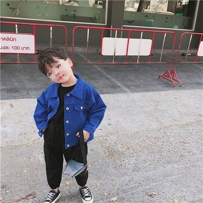 A children's denim jacket
