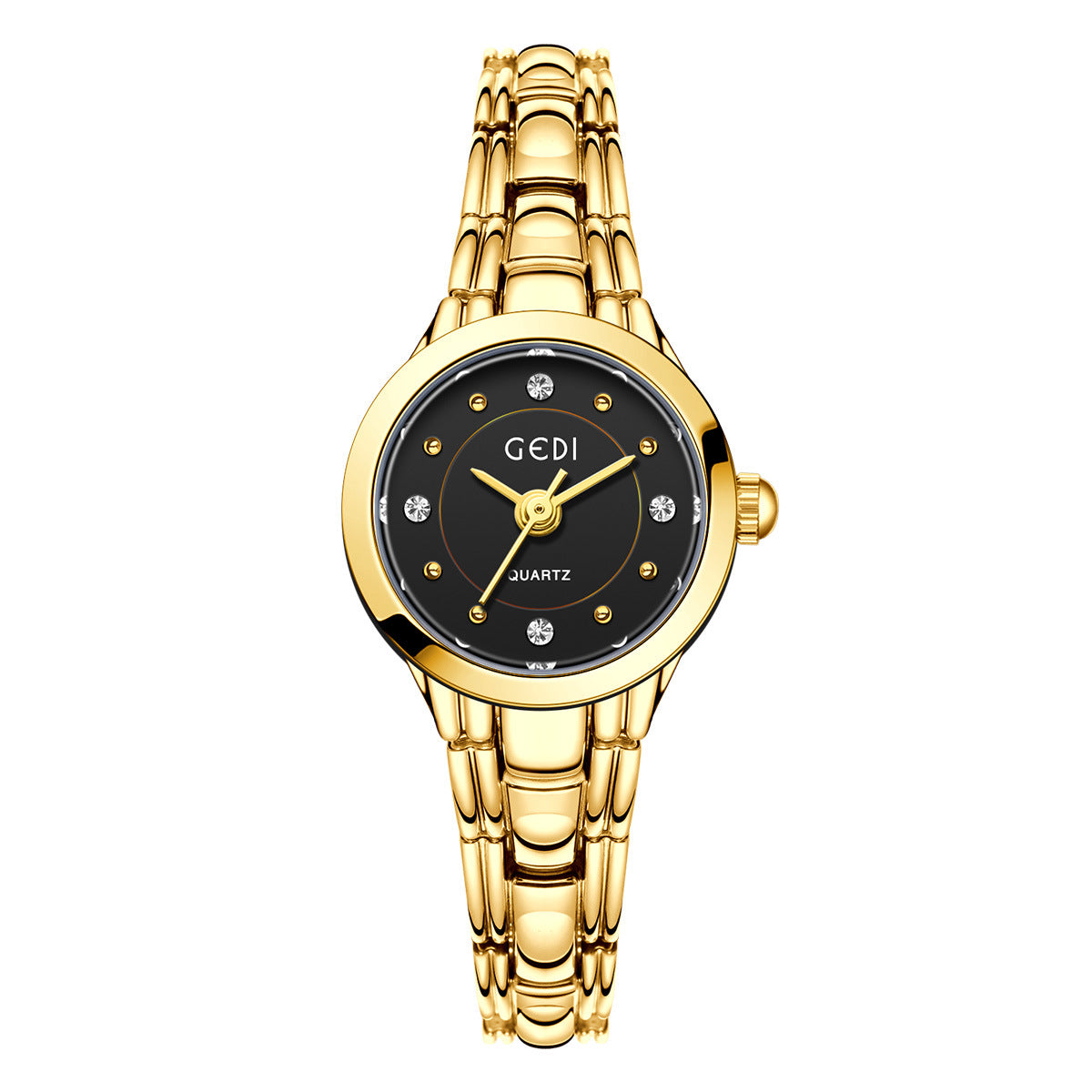 A niche light luxury small exquisite alloy bracelet watch high-end sense diamond-encrusted women's waterproof quartz watch
