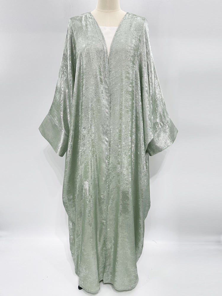 Women's clothing with Middle Eastern abaya Muslim bronzing robe - Mixbatch