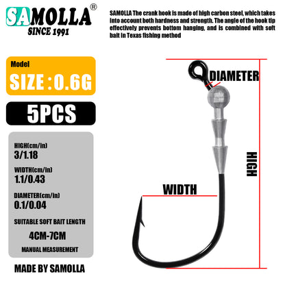A Fire Bass Hooks for Bottom Fishing – Durable & Sharp