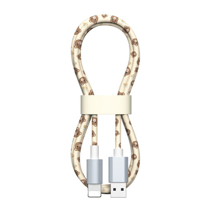A charging data cable cute set