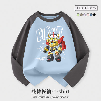 A long-sleeved T-shirt top