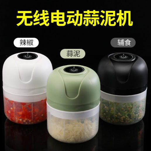 A Electric garlic masher, garlic press, complementary food cooking machine