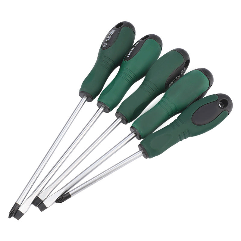 A Manual multi-specification screwdriver, strong magnetic screwdriver, cross word 6-inch magnetic screw batch
