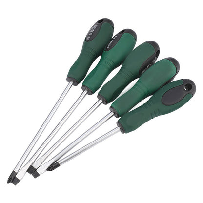 A Manual multi-specification screwdriver, strong magnetic screwdriver, cross word 6-inch magnetic screw batch