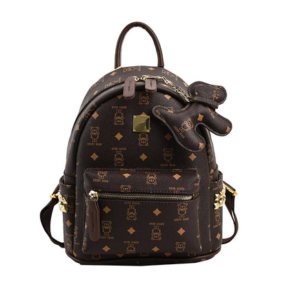 A new trendy fashion versatile large capacity lightweight backpack foreign style handbag