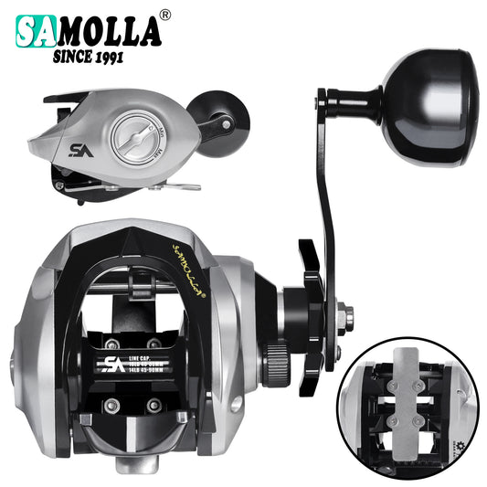 A Heavy-duty Wide-body Baitcasting Reel for Ocean Fishing