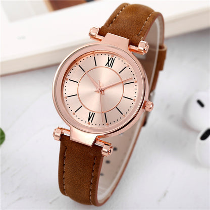 A Amazon wish new belt watch, women colorful face sun pattern quartz watch Women Watches - Mixbatch