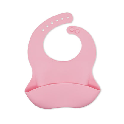 Baby silicone bibs, baby eating bibs,  waterproof rice pockets,saliva napkins 0.08kg - Mixbatch