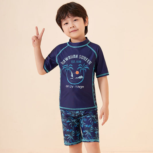A children's swimsuit split boy - Mixbatch