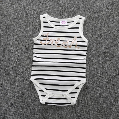 A collection of INS foreign trade children's clothing, men's and women's baby jumpsuit, one piece long sleeved shirt, baby cartoon printed jumpsuit - Mixbatch