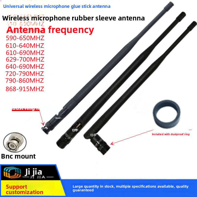 هوائي استقبال ميكروفون لاسلكي بمنفذ BNC، هوائي استقبال ميكروفون بمنفذ TNC لولبي على شكل حرف U