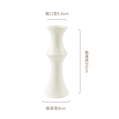 A new retro ceramic vase, high-end ornament ins wind New Year's red medieval high-value hydroponic vase
