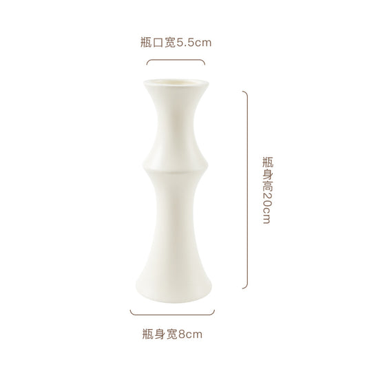A new retro ceramic vase, high-end ornament ins wind New Year's red medieval high-value hydroponic vase