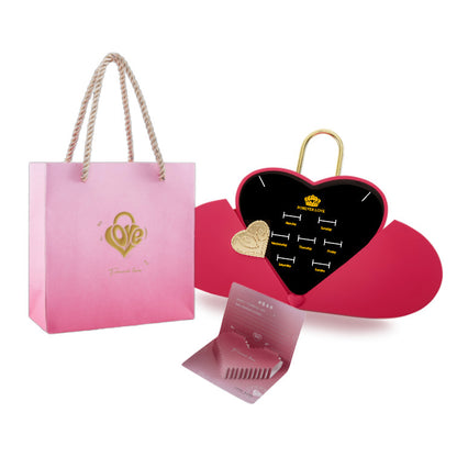 A Heart Jewelry Gift Box Customized LOGO